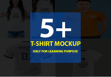 T-Shirt Mockup Bundle 20